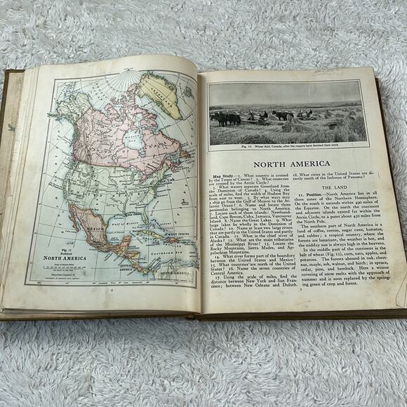 Essentials of Geography Second Book Wisconsin Edition 1916 vintage book - Picture 11 of 15